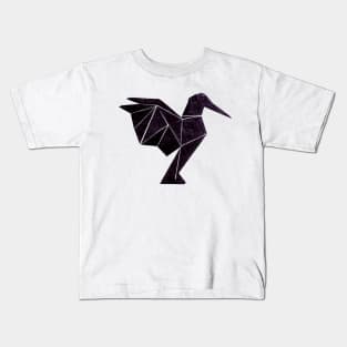 geometric hummingbird Kids T-Shirt